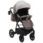 Коляска 2 в 1 Bair Kiwi шкіра 100% BK-14/13 беж - капучино