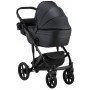 Коляска 2 в 1 Bair Polo (Black) шкіра 100% 32 чорний