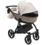 Коляска 2 в 1 Bair Tokyo кожа 100% 72 бежевый - капучино