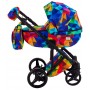 Коляска 2 в 1 Adamex Luciano Y123 різнобарвний калейдоскоп