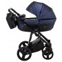 Коляска 2 в 1 Bair Play Plus BPL-144 темно-синий (перламутр) - черный