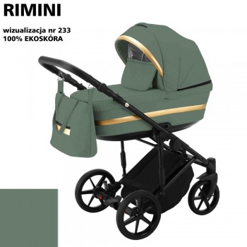 Коляска 2 в 1 Adamex Rimini ECO шкіра 100% RI-233