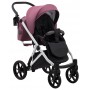 Коляска 2 в 1 Bair Next White Soft 50 темно-сиреневый