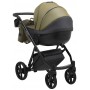 Коляска 2 в 1 Bair Next кожа 100% 12 хаки