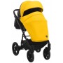 Коляска 2 в 1 Bair Kiwi шкіра 100% BK-63/69 Жовтий-Чорний