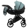 Коляска 2 в 1 Bair Next кожа 100% 21 нефрит