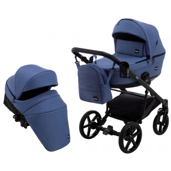 Коляска 2 в 1 Bair Kiwi Soft BKS-43 синий