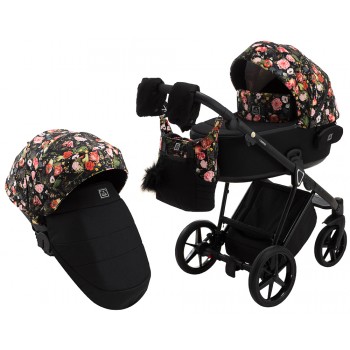 Коляска 2 в 1 Adamex Porto Flowers