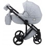 Коляска 2 в 1 Adamex Luciano Y3 - CZ світло-сірий (чорна рама)