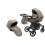 Коляска 2 в 1 Bair Tokyo кожа 100% 75 латте - капучино