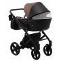 Коляска 2 в 1 Bair Kiwi кожа 100% BK-122 бронза