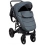 Коляска 2 в 1 Bair Mirello Plus шкіра 100% MP-33 графіт перламутр - чорний