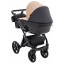 Коляска 2 в 1 Bair Kiwi Plus ECO BKP-18/15 капучино / черный