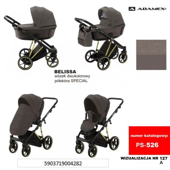 Коляска 2 в 1 Adamex Belissa Special Edidion PS-526