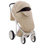 Коляска 2 в 1 Adamex Luciano шкіра 100% 11S-B світло-капучіно шкіра