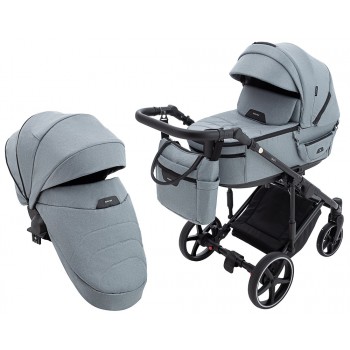 Коляска 2 в 1 Adamex Ziko Tip TK-60 тёмно-серый