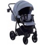 Коляска 2 в 1 Adamex Hybryd Plus кожа 100% BR333 лавандовый