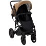 Коляска 2 в 1 Bair Leo кожа 100% GN-39 темный капучино