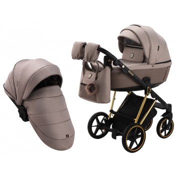 Коляска 2 в 1 Adamex Belissa Special Edidion (Gold) PS-528