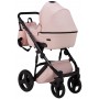 Коляска 2 в 1 Bair Leo кожа 100% GN-73 светло-розовый (пудра)
