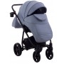 Коляска 2 в 1 Adamex Hybryd Plus кожа 100% BR333 лавандовый