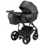 Коляска 2 в 1 Bair Play Plus BPL-112 чорний (перламутр) - чорний