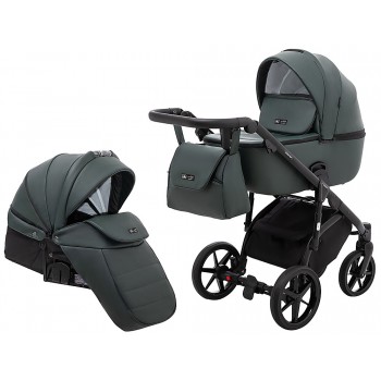 Коляска 2 в 1 Adamex Nola Eco SA-29 темно-зелений