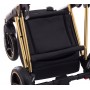 Коляска 2 в 1 Adamex Mimi Polar (Gold) шкіра 100% CR305 бежева шкіра-бежева шкіра (видавлена точка)