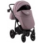 Коляска 2 в 1 Adamex Hybryd Plus кожа 100% BR332 сиреневый