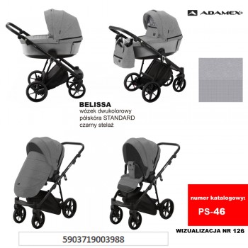 Коляска 2 в 1 Adamex Belissa TIP PS-46