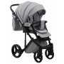 Коляска 2 в 1 Adamex Luciano кожа 100% Q101CZ серый