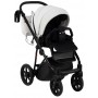 Коляска 2 в 1 Bair Infinity кожа 100% BI-2300-AMO white (белый)