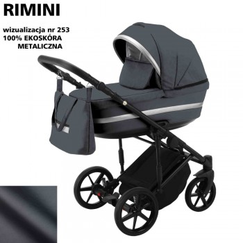 Коляска 2 в 1 Adamex Rimini ECO шкіра 100% RI-253