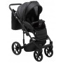 Коляска 2 в 1 Adamex Porto Light ECO кожа 100% SA-2 черный