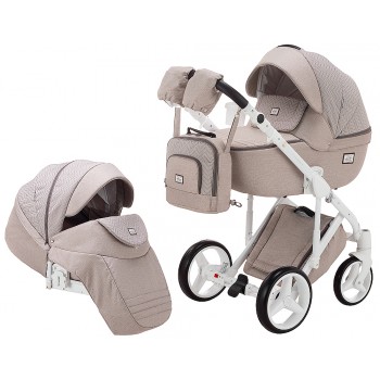 Коляска 2 в 1 Adamex Luciano jeans Q387