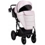 Коляска 2 в 1 Bair Play Plus BPL-108 розовый (пудра) перламутр - черный