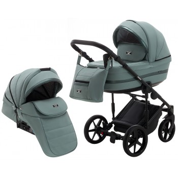 Коляска 2 в 1 Adamex Rimini ECO кожа 100% RI-261