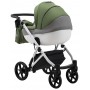 Коляска 2 в 1 Bair Next White Soft 54 зеленый