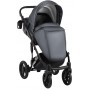 Коляска 2 в 1 Bair Polo (Silver) кожа 100% 33S графитовый (перламутр)