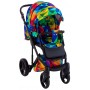 Коляска 2 в 1 Adamex Luciano Y123 різнобарвний калейдоскоп