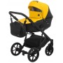Коляска 2 в 1 Bair Kiwi шкіра 100% BK-63/69 Жовтий-Чорний