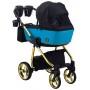 Коляска 2 в 1 Adamex Barcelona Polar (Gold) BR608