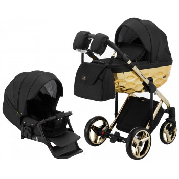 Коляска 2 в 1 Adamex Chantal Star Polar (Gold) Star 13