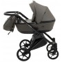 Коляска 2 в 1 Bair Tokyo кожа 100% 25 графит