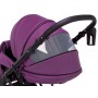 Коляска 2 в 1 Bair Infinity шкіра 100% BI-07 purple (фіолетовий)