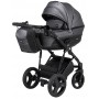 Коляска 2 в 1 Bair Play Plus BPL-114 графіт (перламутр) - чорний