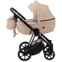 Коляска 2 в 1 Bair Infinity кожа 100% BI-2238-AMO cappuccino (капучино)