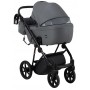 Коляска 2 в 1 Bair Infinity шкіра 100% BI-2233-AMO graphite (графіт)