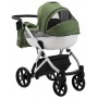 Коляска 2 в 1 Bair Next White Soft 54 зеленый