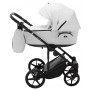 Коляска 2 в 1 Adamex Porto Light ECO кожа 100% SA-1 белый